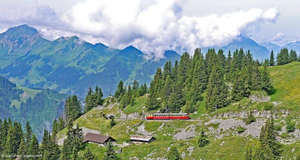 Berner Oberland: Bergbahn zur Schynige Platte