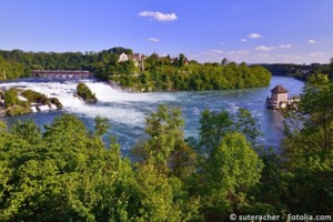 Der Rheinfall ist der grösste Wasserfall Europas