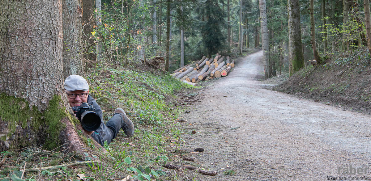 Selbstporträt: Andreas Räber, Hobby- Naturfotograf