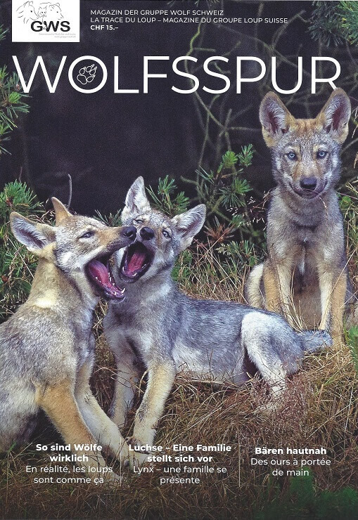 Magazin «Wolfsspur» der Gruppe Wolf Schweiz, 2023